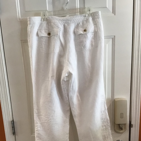 White linen pants - Picture 2 of 2